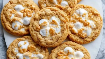 Weiche und Kaugummiartige Fluffernutter Kekse