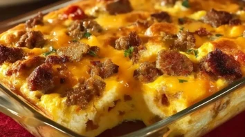 Wurst Frühstücksauflauf